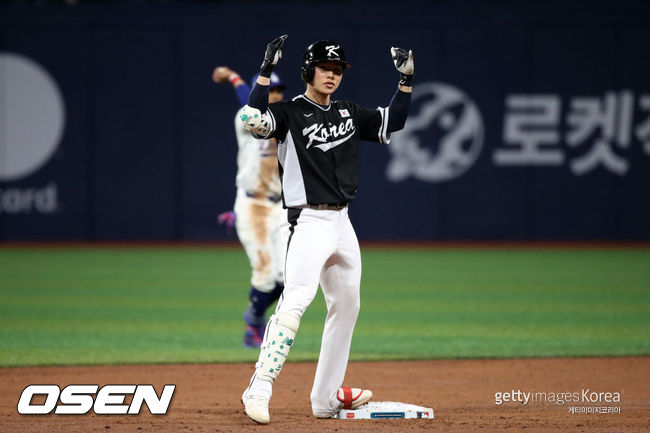 [사진] 한국 국가대표 시절 김혜성. ⓒGettyimages(무단전재 및 재배포 금지)