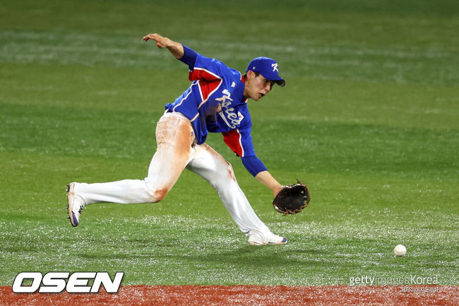 [사진] 한국 국가대표 시절 김혜성. ⓒGettyimages(무단전재 및 재배포 금지)