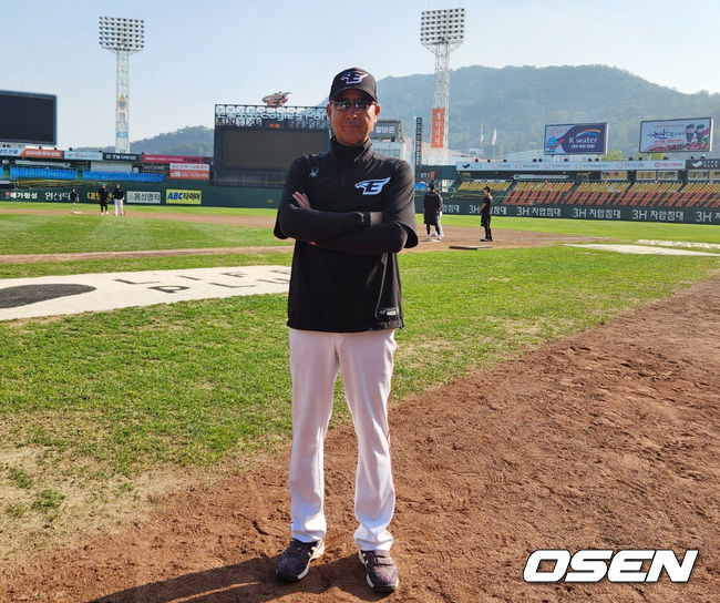 한화 김민호 1군 타격코치. /waw@osen.co.kr
