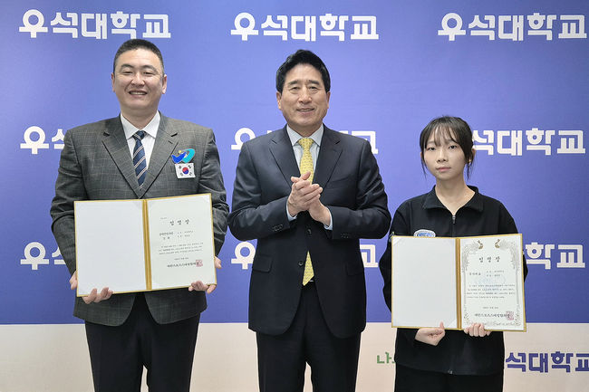 "대한민국 대표해 좋은 성과 거두길" 박노준 우석대 총장, 스포츠스태킹 국가대표 격려