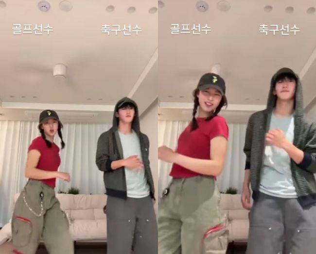 박연수, &apos;골프·축구 남매’ 지아·지욱 자랑...비주얼마저 &apos;우월&apos;