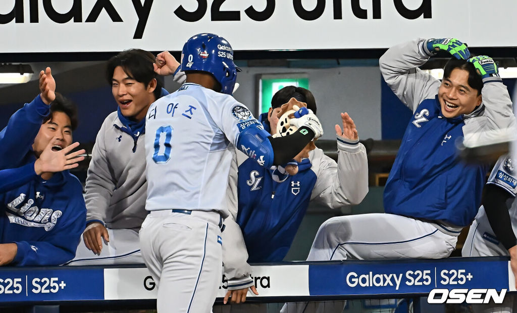 &apos;쾅!쾅!쾅!&apos; 디아즈 3홈런 7타점, 라팍 대폭발...선발 ⅔이닝 강판에도 NC에 10-6 역전승 [대구 리뷰]
