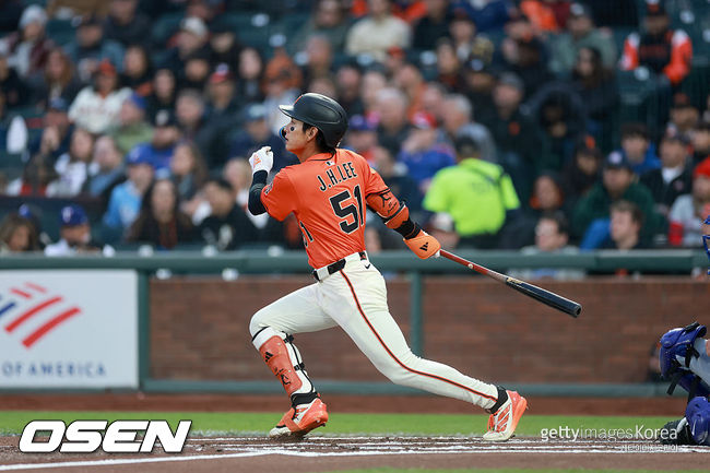 [사진] 샌프란시스코 자이언츠 이정후. ⓒGettyimages(무단전재 및 재배포 금지)