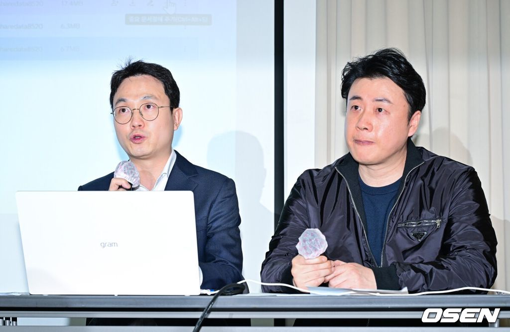 이진호가 반박 기자회견을 갖고 이야기하고 있다. / 2025.05.07 / soul1014@osen.co.kr