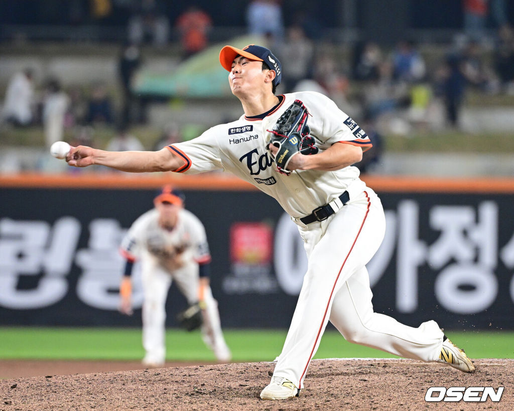 한화 김승일. 2025.04.18 / dreamer@osen.co.kr