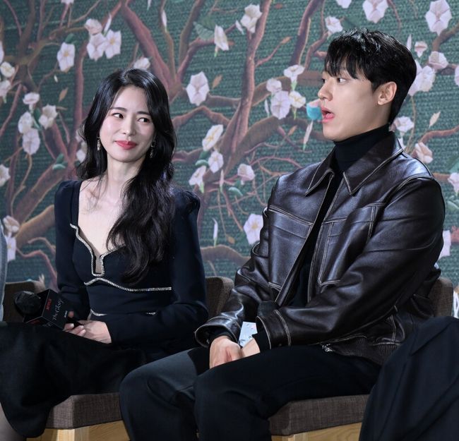 배우 임지연, 이도현, 송혜교가 간담회를 하고 있다. 2022.12.20 /jpnews@osen.co.kr