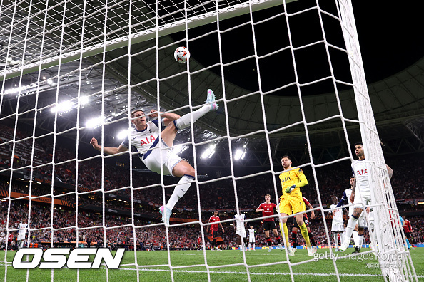 BILBAO, SPAIN - MAY 21: <<enter caption here>> during the UEFA Europa League Final 2025 between Tottenham Hotspur and Manchester United at on May 21, 2025 in Bilbao, Spain. (Photo by GOAL RIGHT - MICHALE STEELE/GOAL RIGHT - MICHALE STEELE)