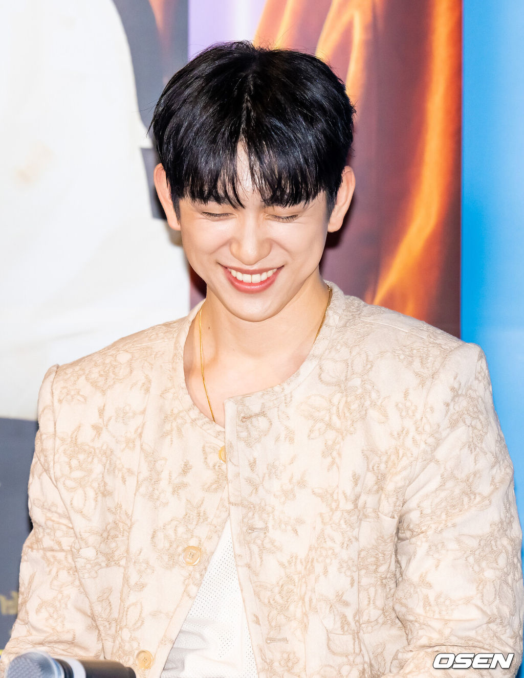 26일 오후 서울 용산아이파크몰 내 CGV 용산에서 영화 '하이파이브'(감독 강형철) 언론시사회가 진행됐다.배우 이재인과 안재홍, 라미란 등이 출연하는 영화 '하이파이브'는 장기이식으로 우연히 각기 다른 초능력을 얻게 된 다섯 명이 그들의 능력을 탐하는 자들과 만나 벌어지는 이야기를 그린 코믹 액션 활극으로 오는 30일 개봉된다.배우 박진영이 미소 짓고 있다. 2025.05.26 / soul1014@osen.co.kr
