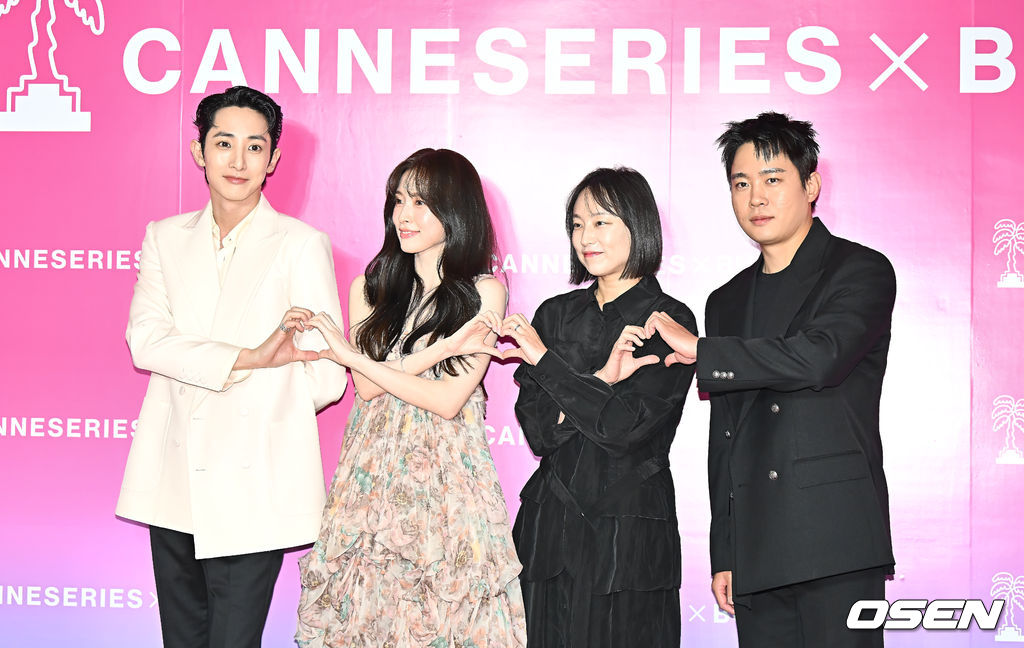 크로스 하트 에스라인 안주영 감독과 배우 이수혁, 아린, 김동영