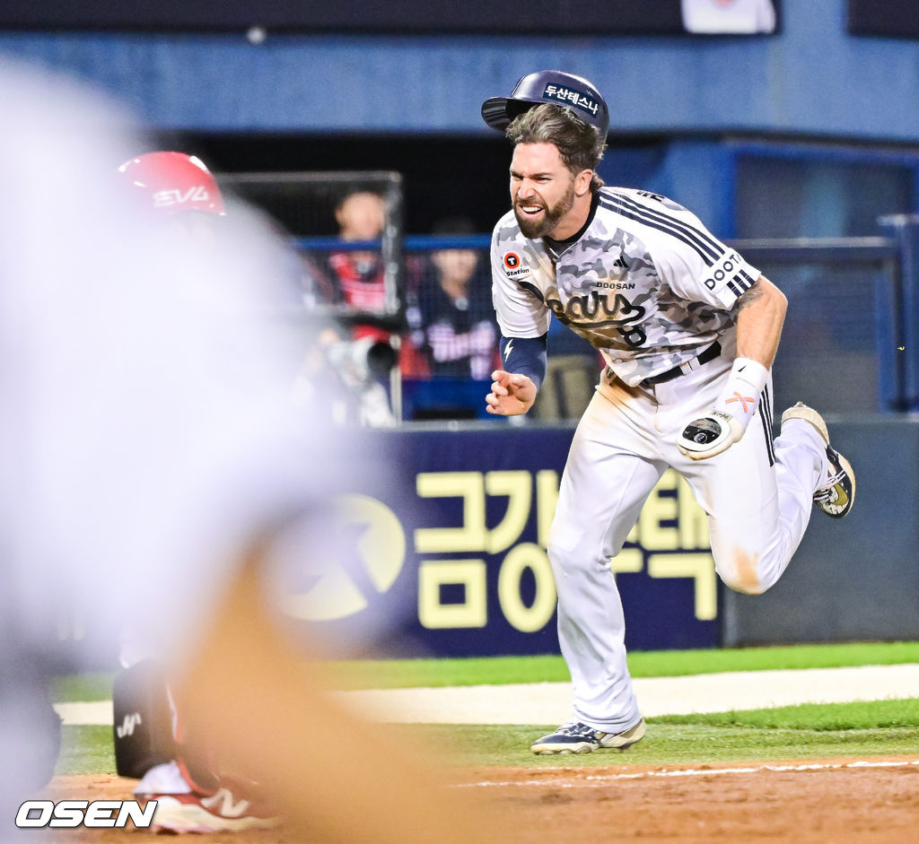 김민석의 안타때 홈 파고드는 케이브