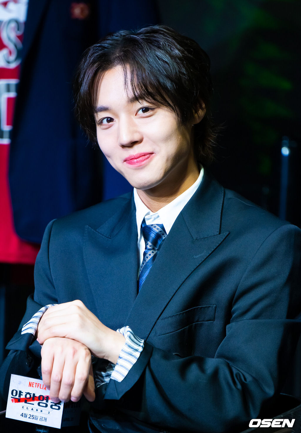 21일 서울 마포구 호텔나루에서 넷플릭스(Netflix) 시리즈 ‘약한영웅 Class 2’의 제작발표회가 진행됐다.배우 박지훈과 려운, 최민영, 유수빈, 배나라, 이민재, 이준영가 출연하는 ‘약한영웅 Class 2’는 지난 2022년 센세이션을 일으키며 학원 액션 성장 드라마의 신기원을 연 ‘약한영웅 Class 1’의 두 번째 이야기다.배우 박지훈이 미소 짓고 있다.  2025.04.21 / soul1014@osen.co.kr