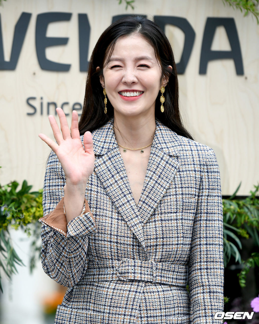 23일 오후 서울 송월길 주한 스위스 대사관에서 한 뷰티 브랜드 국내 론칭기념 행사가 열렸다.배우 김성은이 포즈를 취하고 있다./ksl0919@osen.co.kr