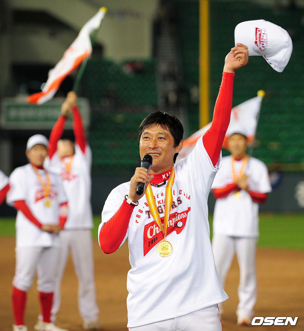 한국시리즈 7차전 KIA 이종범. 