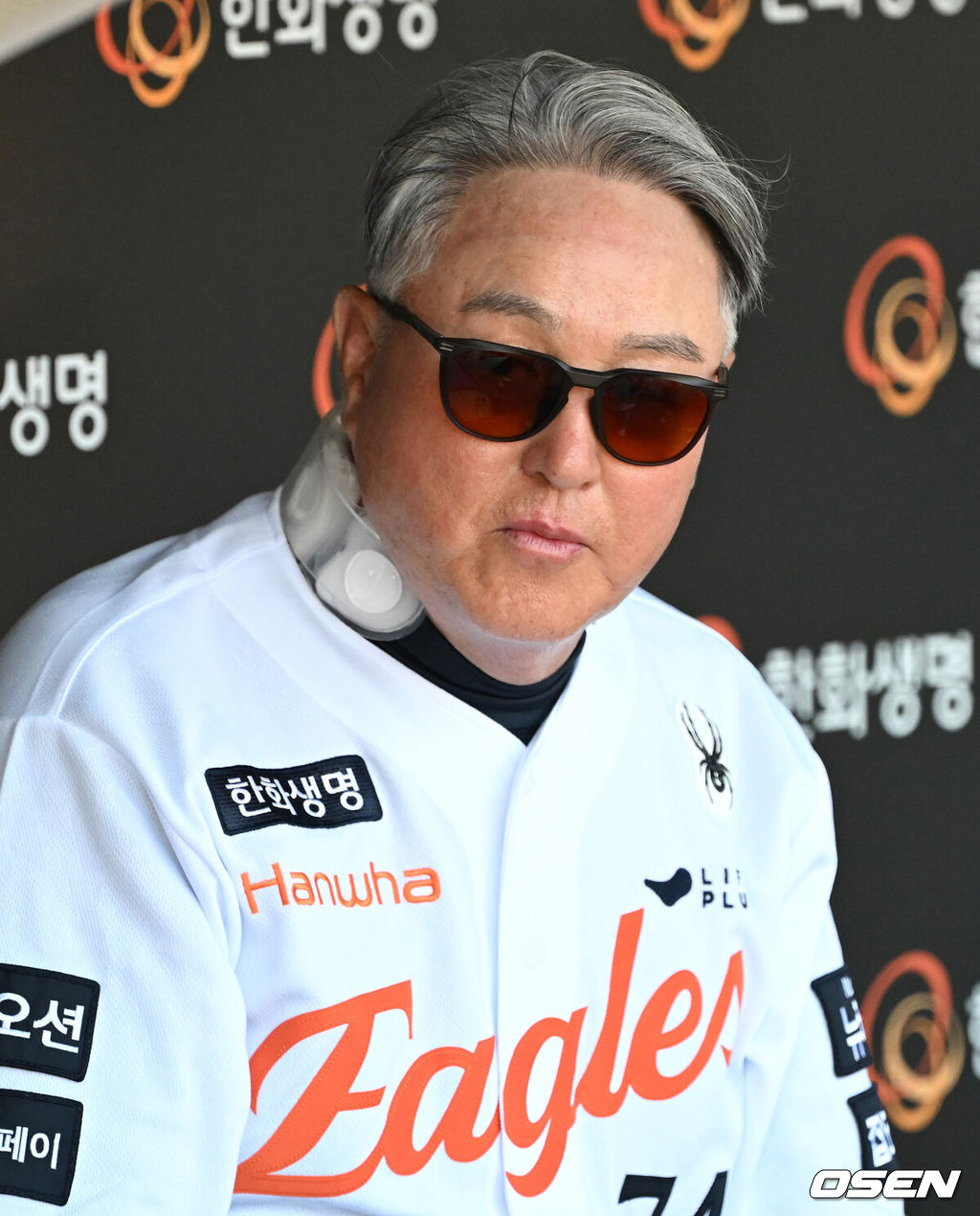9일 오후 대전 한화생명볼파크에서 2025 신한 SOL Bank KBO리그 한화 이글스와 KIA 타이거즈의 경기가 열렸다.한화는 문동주, KIA는 양현종 선발로 내세웠다.경기에 앞서 한화 김경문 감독이 인터뷰를 하고 있다. 2025.07.08 /sunday@osen.co.kr