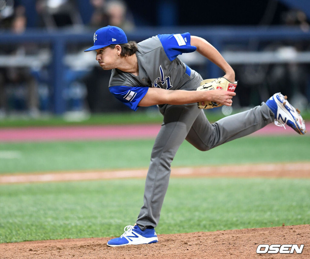 7일 오후 서울 고척스카이돔에서 ‘2017 WBC’ 서울 라운드 대만 대표팀과 이스라엘 대표팀의 경기가 열렸다. 9회말 이스라엘 투수 딘 크레머가 역투하고 있다. 2017.03.07 /sunday@osen.co.kr