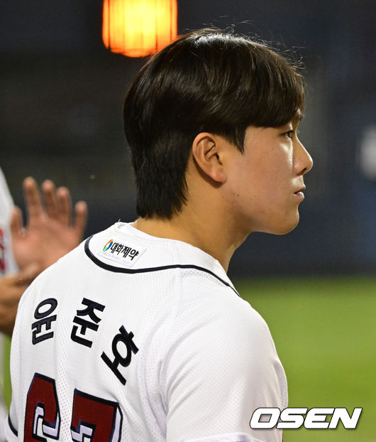 [OSEN=잠실, 지형준 기자] 두산 윤준호. 2024.05.21 / 