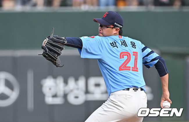 [OSEN=부산, 이석우 기자]  롯데 자이언츠 박세웅 007 2025.06.22 / foto0307@osen.co.kr
