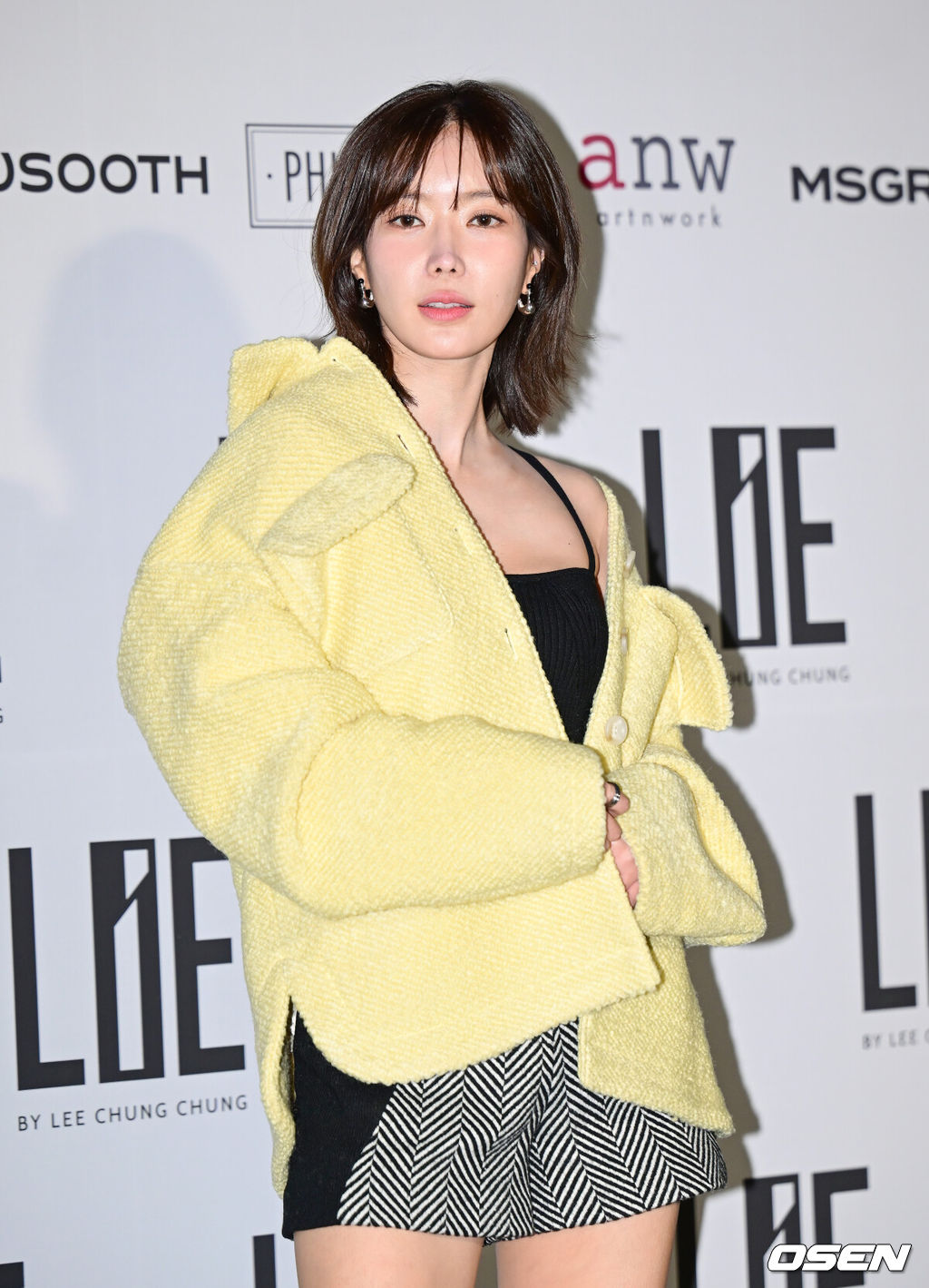 7일 서울 중구 동대문디자인플라자(DDP)에서 '2025 F/W 서울패션위크’가 열렸다. 올해 25주년을 맞은 국내 최대 패션 행사 ‘서울패션위크’는 5일부터 9일까지 닷새간 열린다.배우 임수향이 취재진을 향해 포즈를 취하고 있다. 2025.02.07 /ksl0919@osen.co.kr   