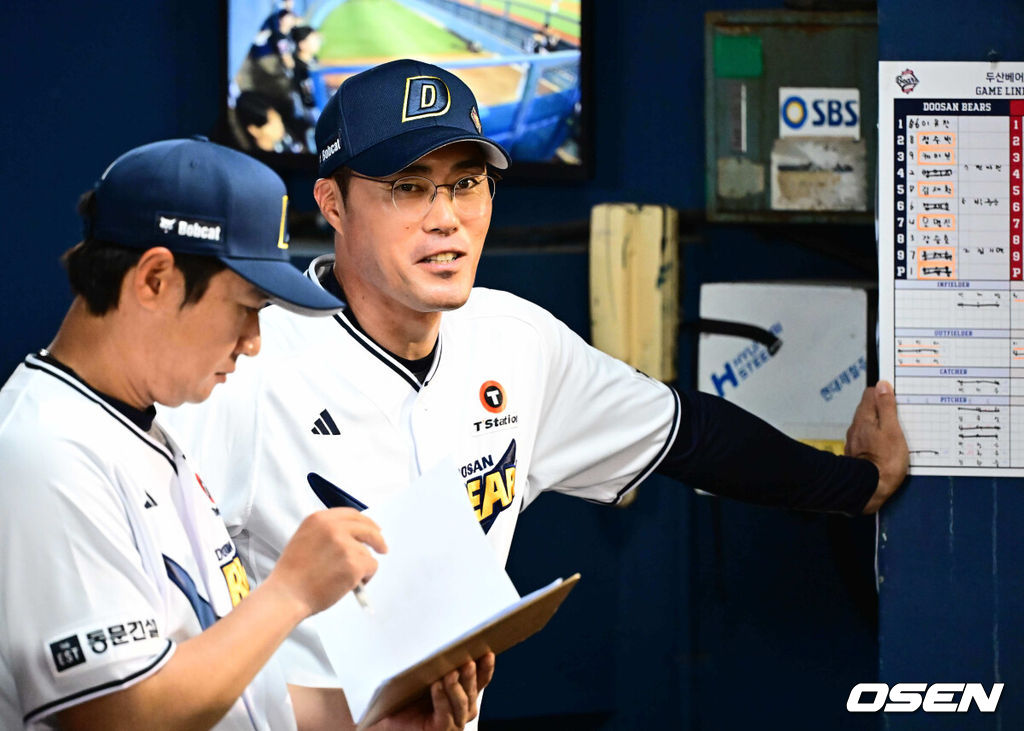 두산 조성환 감독대행. 2025.07.06 / jpnews@osen.co.kr