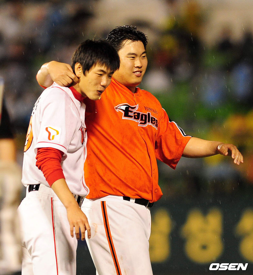 2010년 올스타전에서 한화 류현진(오른쪽)과 SK 김광현. 2010.07.24 / spjj@osen.co.kr