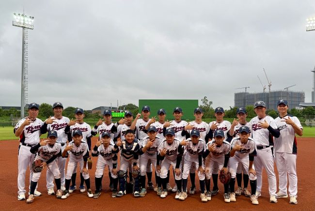 12세 이하 한국 유소년 야구 대표팀이 B조 1위로 슈퍼라운드 진출에 성공했다. / KBSA