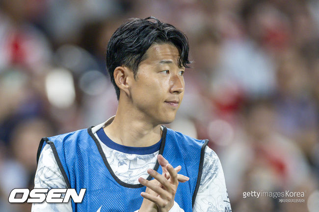 [사진] 프리시즌 아스날과의 경기 당시 손흥민 / ⓒGettyimages(무단전재 및 재배포 금지)