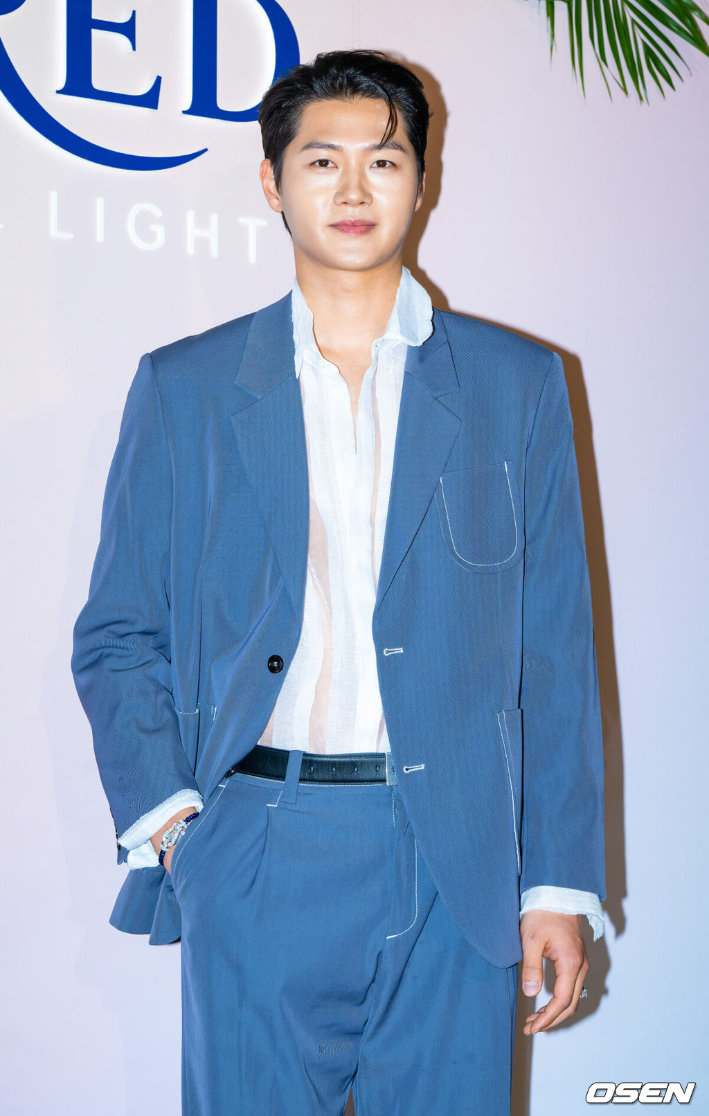 13일 오후 조선 팰리스 서울 강남에서 2025 무슈 프레드 아이디얼 라이트 하이주얼리 이벤트 셀럽 포토콜 행사가 진행됐다.이날 행사에는 BTS 진 (브랜드 앰배서더)과 김혜수, 차승원, 이성경, 박세리, 오상욱이 참석했다.오상욱이 포즈를 취하고 있다.   2025.03.13   / soul1014@osen.co.kr