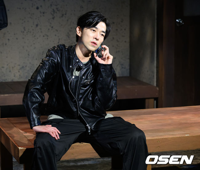13일 오후 서울 종로구 대학로 대학로 아트하우스에서 연극 '서울의 별' 프레스콜 및 기자간담회가 열렸다. 박준석이 프레스콜에 참석하고 있다.