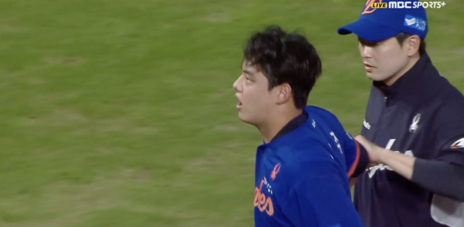 티빙 중계 화면