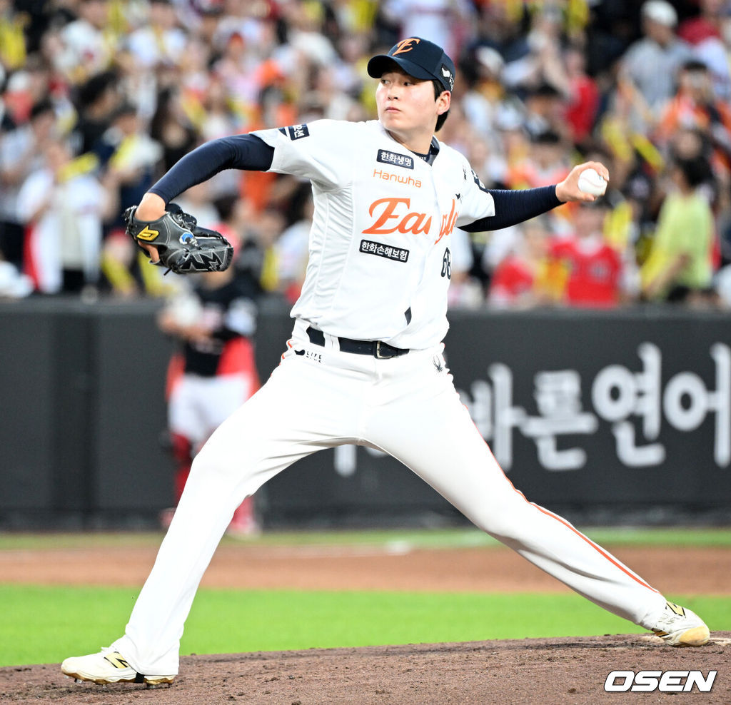 한화 조동욱. 2025.07.08 /sunday@osen.co.kr