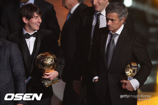during the FIFA Ballon d'or Gala at the Zurich Kongresshaus on January 10, 2011 in Zurich, Switzerland.