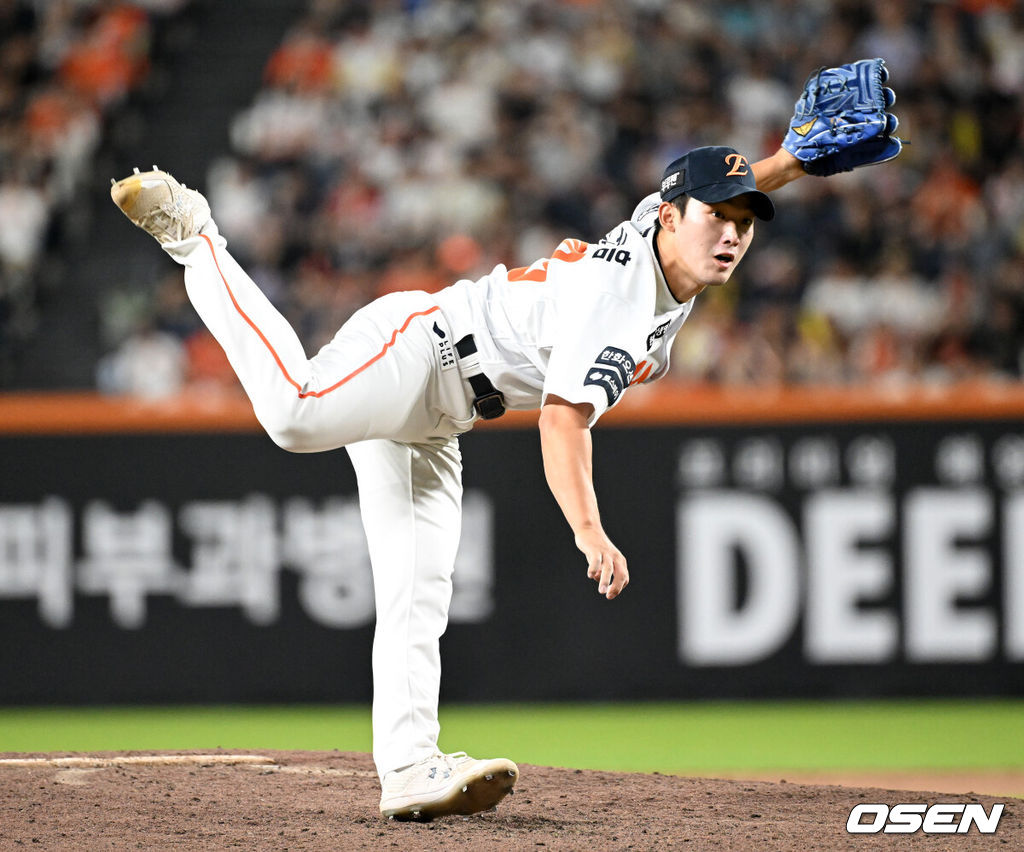 한화 윤산흠. 2025.07.10 /sunday@osen.co.kr
