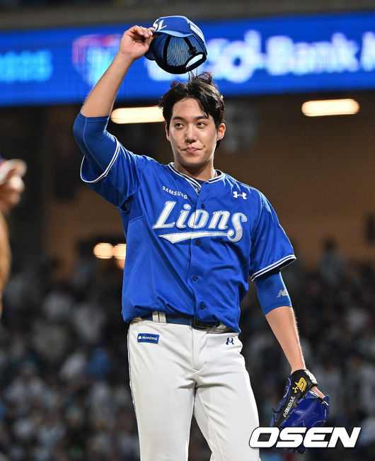 삼성 원태인. / OSEN DB