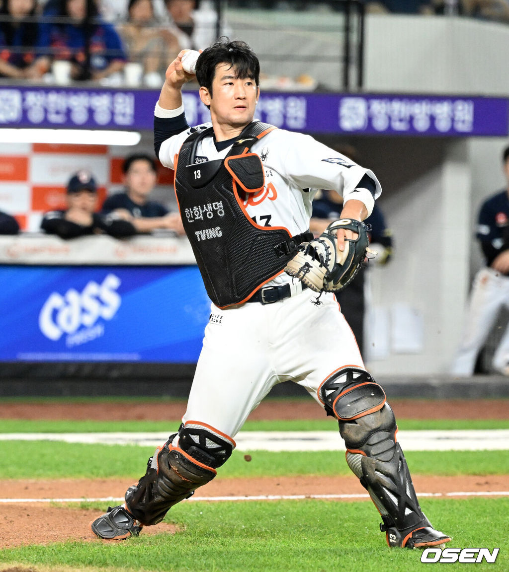 한화 최재훈 2025.08.19 /sunday@osen.co.kr