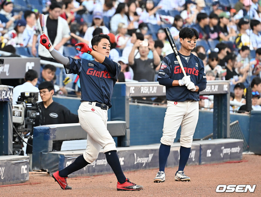 롯데 자이언츠 노진혁, 손호영 / foto0307@osen.co.kr