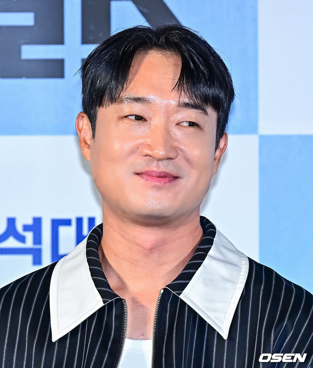 1일 오전 서울 성동구 성수동 메가박스 성수점에서 영화 ‘보스’ 제작보고회가 열렸다.'보스'는 조직의 미래가 걸린 차기 보스 선출을 앞두고 각자의 꿈을 위해 서로에게 보스 자리를 치열하게 ‘양보’하는 조직원들의 필사적인 대결을 그린 코믹 액션 영화다.배우 조우진이 간담회를 하고 있다. 2025.09.01 / jpnews@osen.co.kr