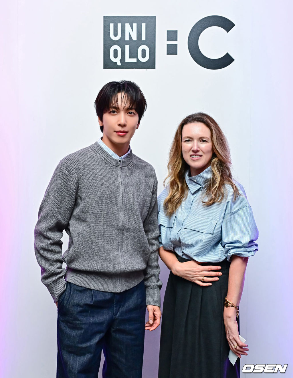 정용화, 세계적인 디자이너 클레어와 다정한 투샷
