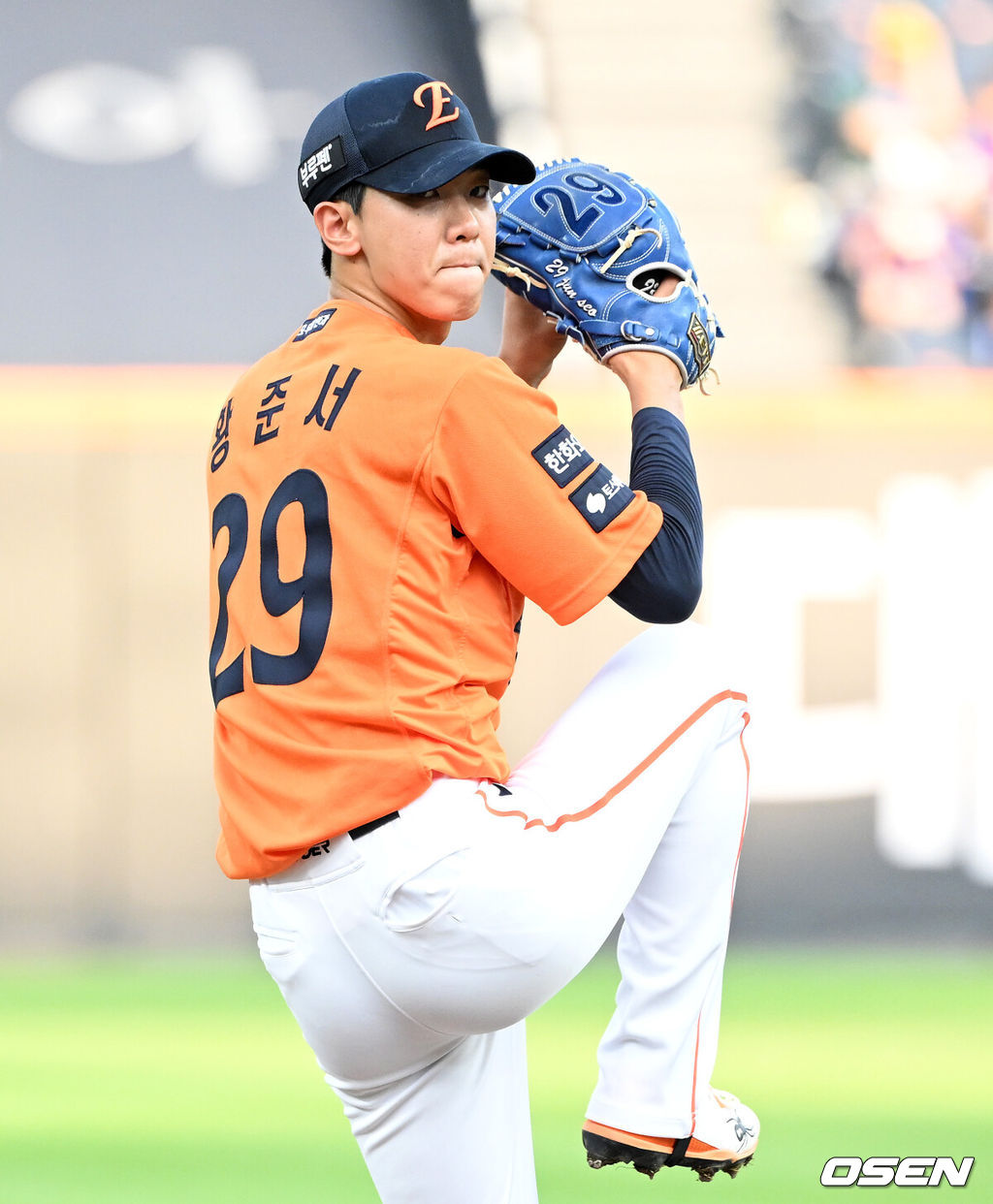한화 황준서. 2025.08.23 /sunday@osen.co.kr