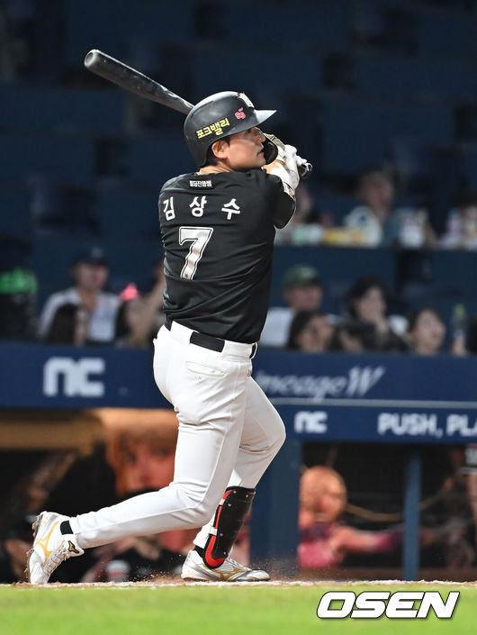 [OSEN=창원, 이석우 기자]  KT 위즈 김상수 080 2025.07.24 / foto0307@osen.co.kr