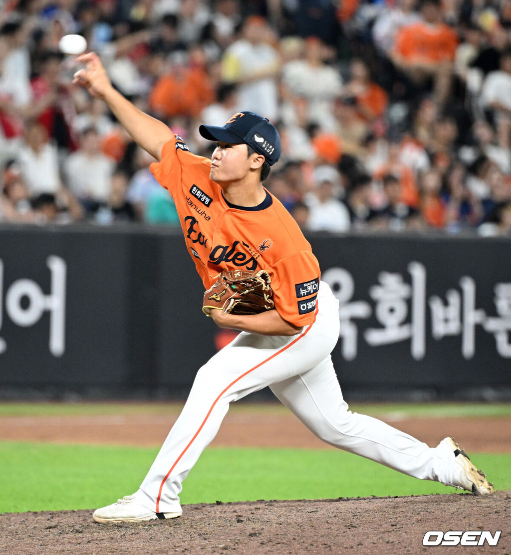 한화 정우주. 2025.08.23 /sunday@osen.co.kr