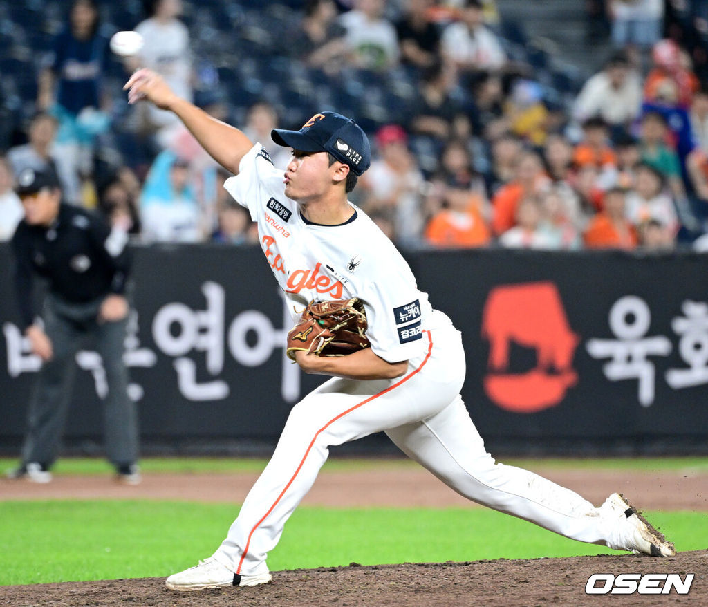 한화 정우주. /OSEN DB