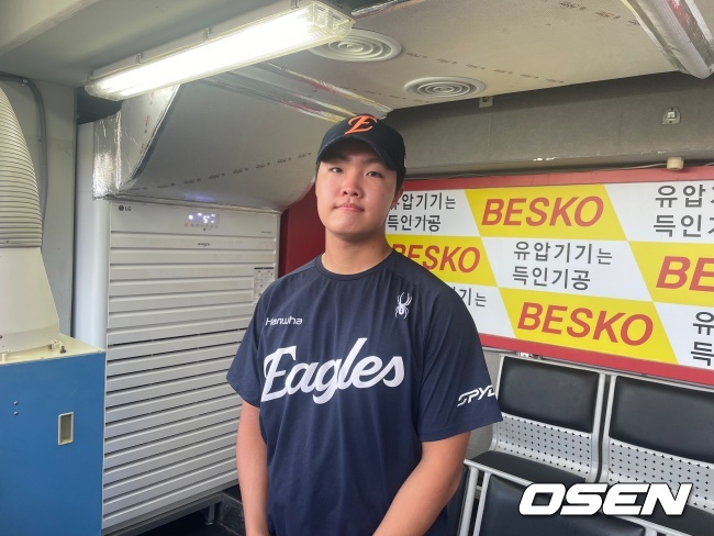 한화 정우주./OSEN DB