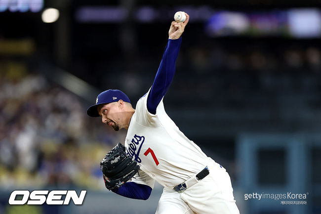 [사진] LA 다저스 블레이크 스넬. ⓒGettyimages(무단전재 및 재배포 금지)