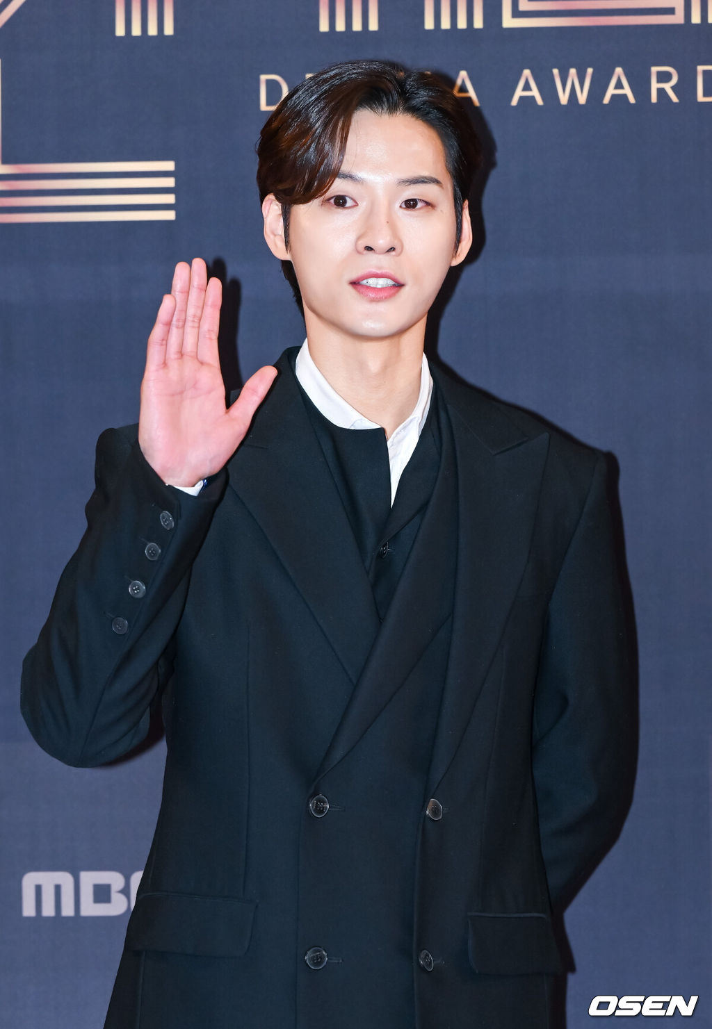 30일 오후 서울 상암 MBC 미디어센터 공개홀에서  '2022 MBC 연기대상'이 진행됐다.배우 윤지온이 포즈를 취하고 있다. 2022.12.30 / soul1014@osen.co.kr