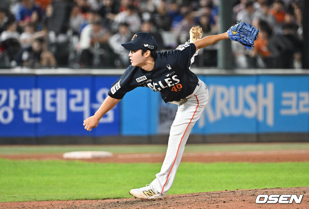 한화 윤산흠. 2025.09.10 / foto0307@osen.co.kr