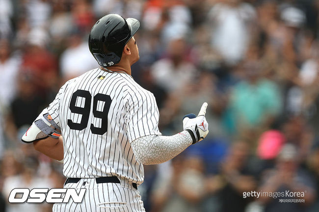 [사진] 뉴욕 양키스 애런 저지. ⓒGettyimages(무단전재 및 재배포 금지)