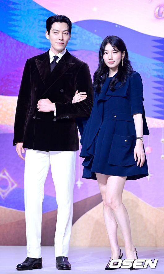29일 오후 서울 역삼동 조선 팰리스 서울 강남에서 넷플릭스 시리즈 '다 이루어질지니' 제작발표회가 열렸다.  '다 이루어질지니' 는 천여 년 만에 깨어난 경력 단절 램프의 정령 지니(김우빈 분)가 감정 결여 인간 가영(수지 분)을 만나 세 가지 소원을 두고 벌이는 스트레스 제로, 판타지 로맨틱 코미디다. / dreamer@osen.co.kr