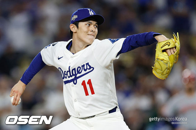 [사진] LA 다저스 사사키 로키. ⓒGettyimages(무단전재 및 재배포 금지)