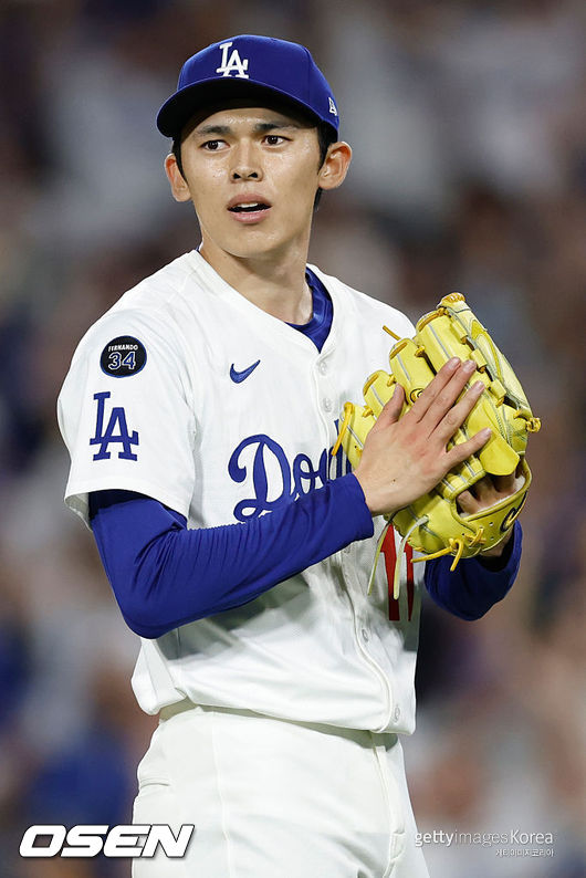 [사진] LA 다저스 사사키 로키. ⓒGettyimages(무단전재 및 재배포 금지)