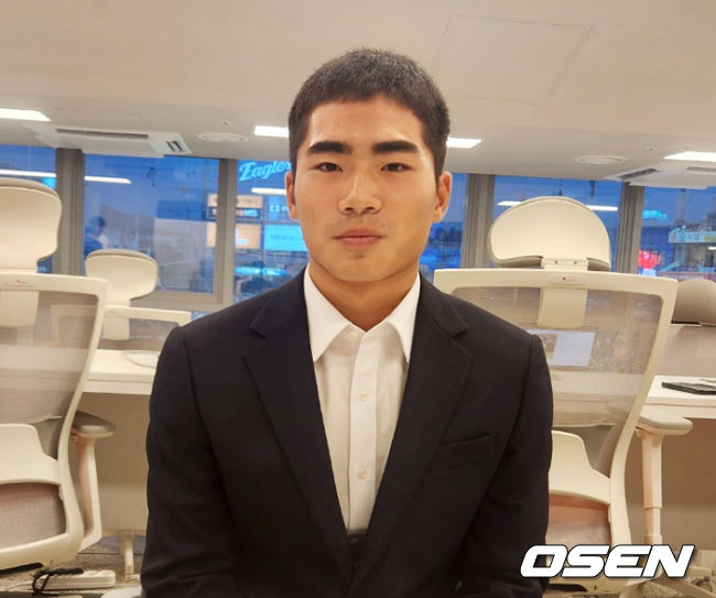 2026 한화 1라운드 신인 오재원. 2025.09.30 /waw@osen.co.kr